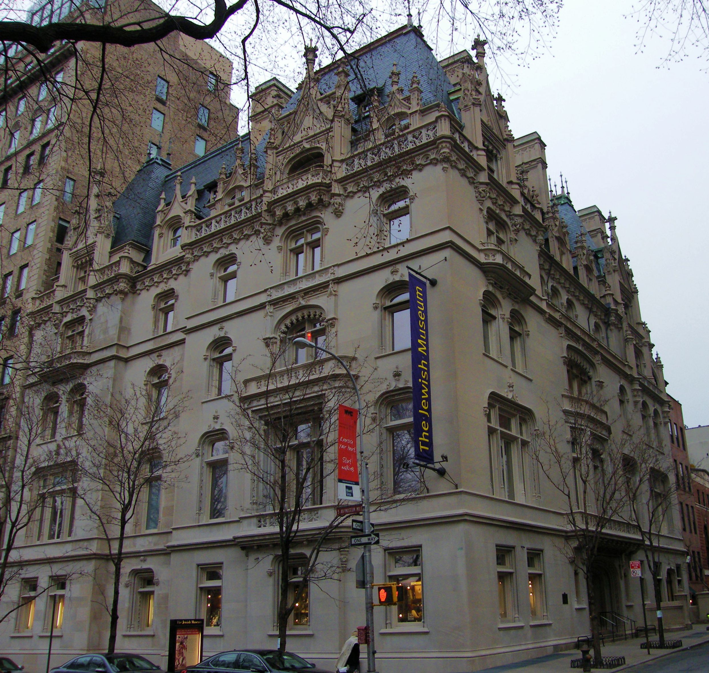 The Jewish Museum — 1990–1993 expansion and renovation — The Warburg mansion on Fifth Avenue in 2009. Not every facade element visible here belongs to the 1990–1993 expansion.