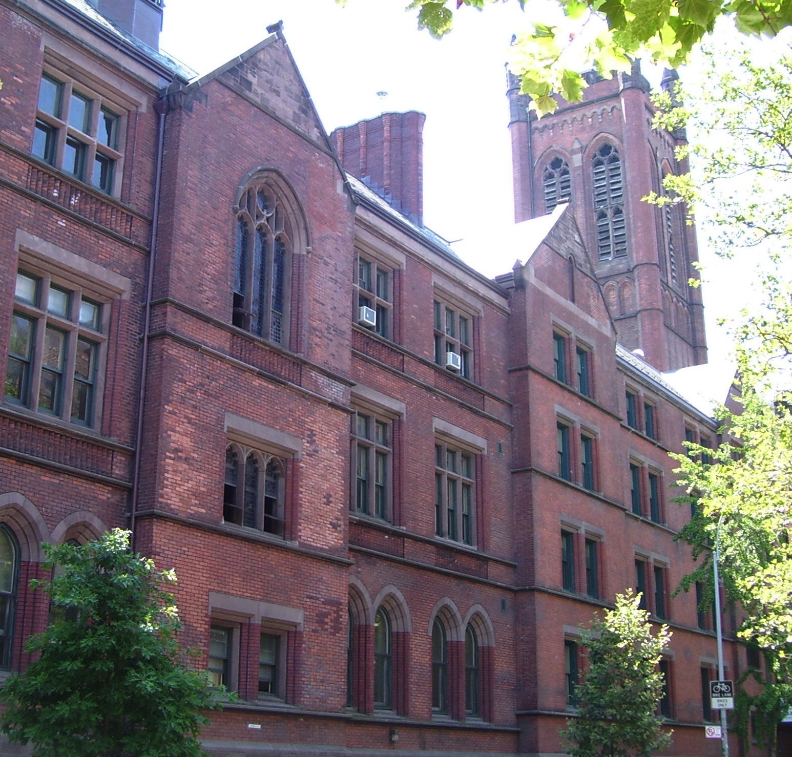 General Theological Seminary — General Theological Seminary, West 21st Street, Chelsea, a current view.