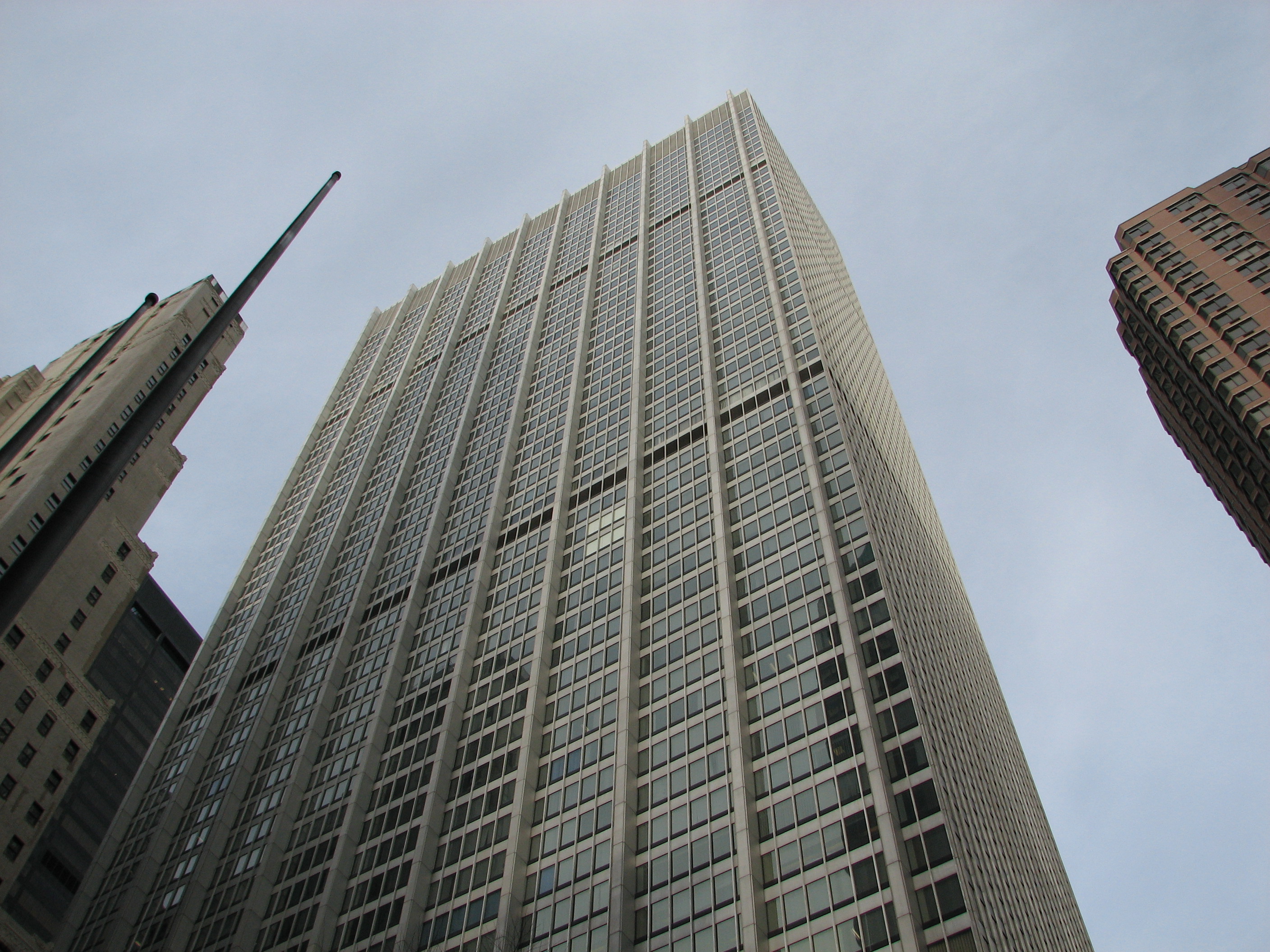 One Chase Manhattan Plaza, now 28 Liberty Street, photographed in 2007.