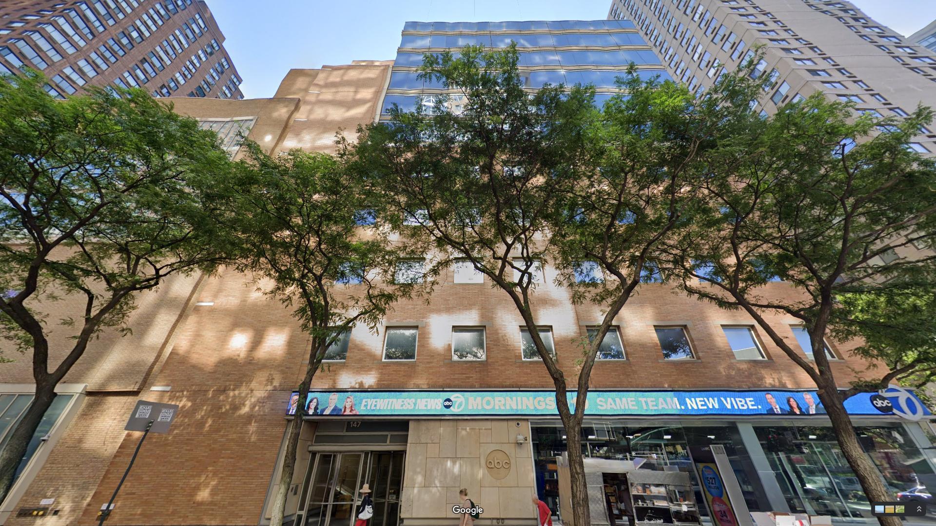 Capital Cities/ABC — 147 Columbus Avenue — 147 Columbus Avenue photographed before its demolition.