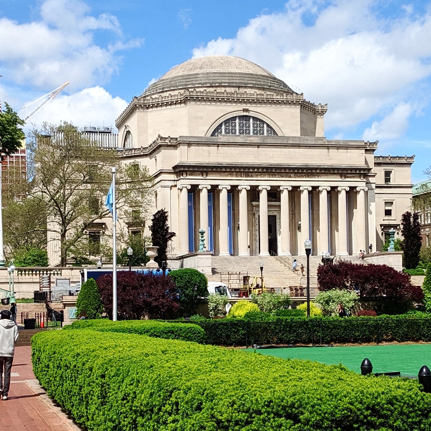 Columbia — Low Memorial Library on the Columbia University campus, 2019. Shown as campus context only.