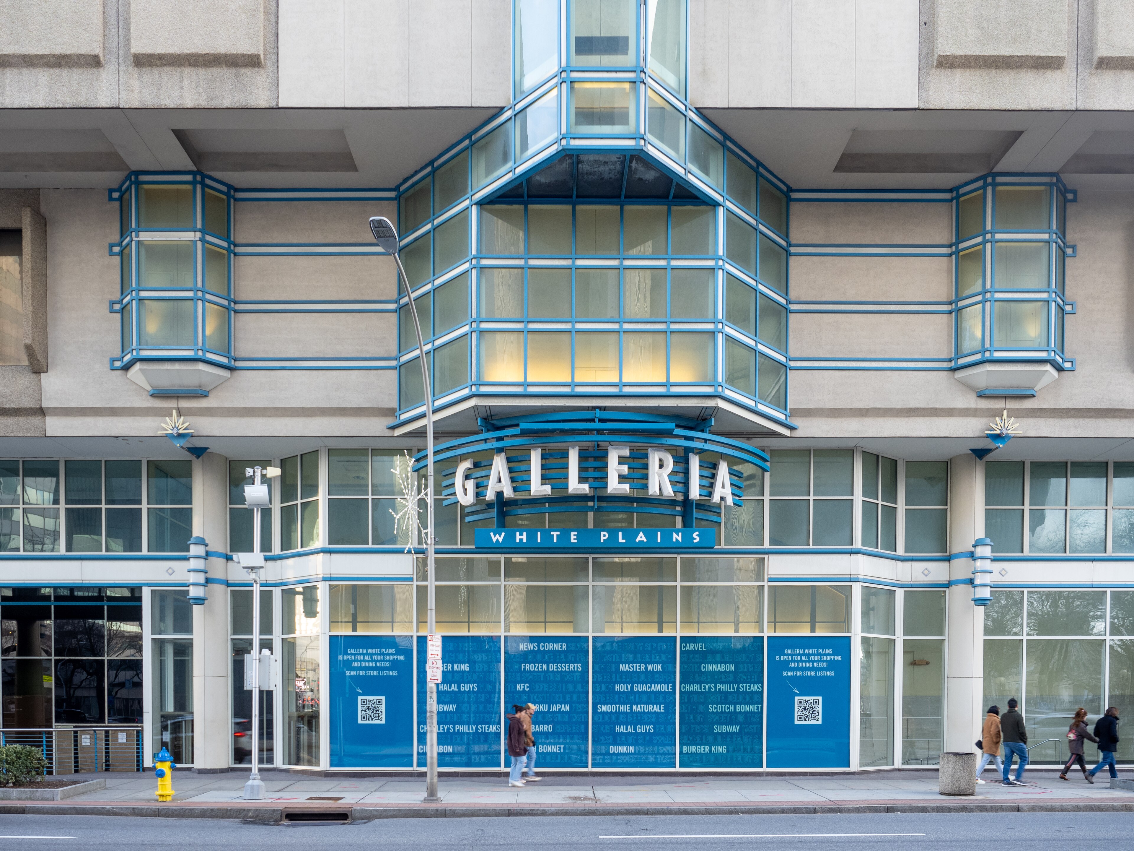 The Galleria at White Plains — The Galleria at White Plains in January 2023, near the end of its life; the mall has since closed and redevelopment is approved.