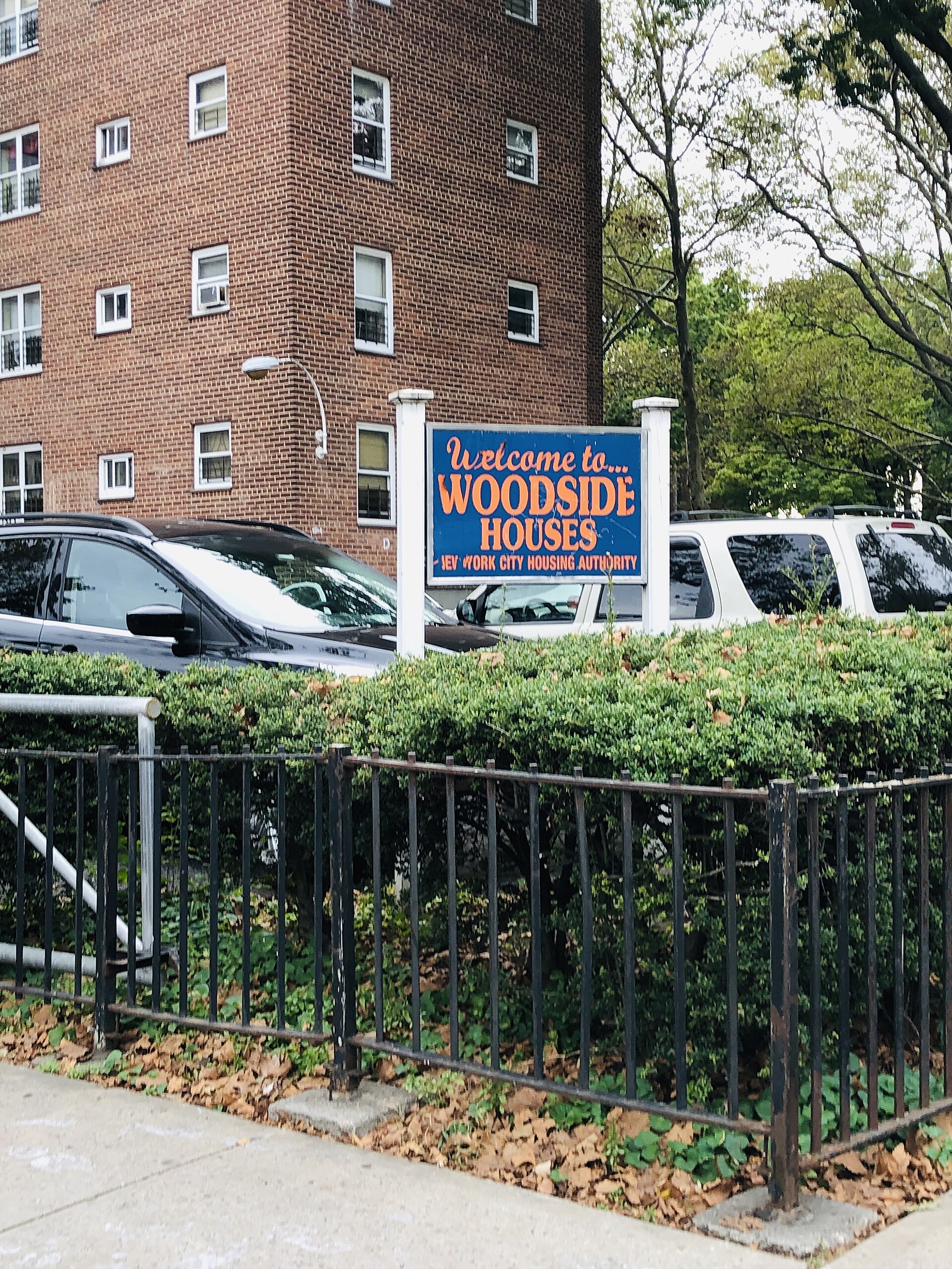 NYCHA Woodside Houses — Woodside Houses. Photographed in 2019; a current view, not a construction-period photograph.