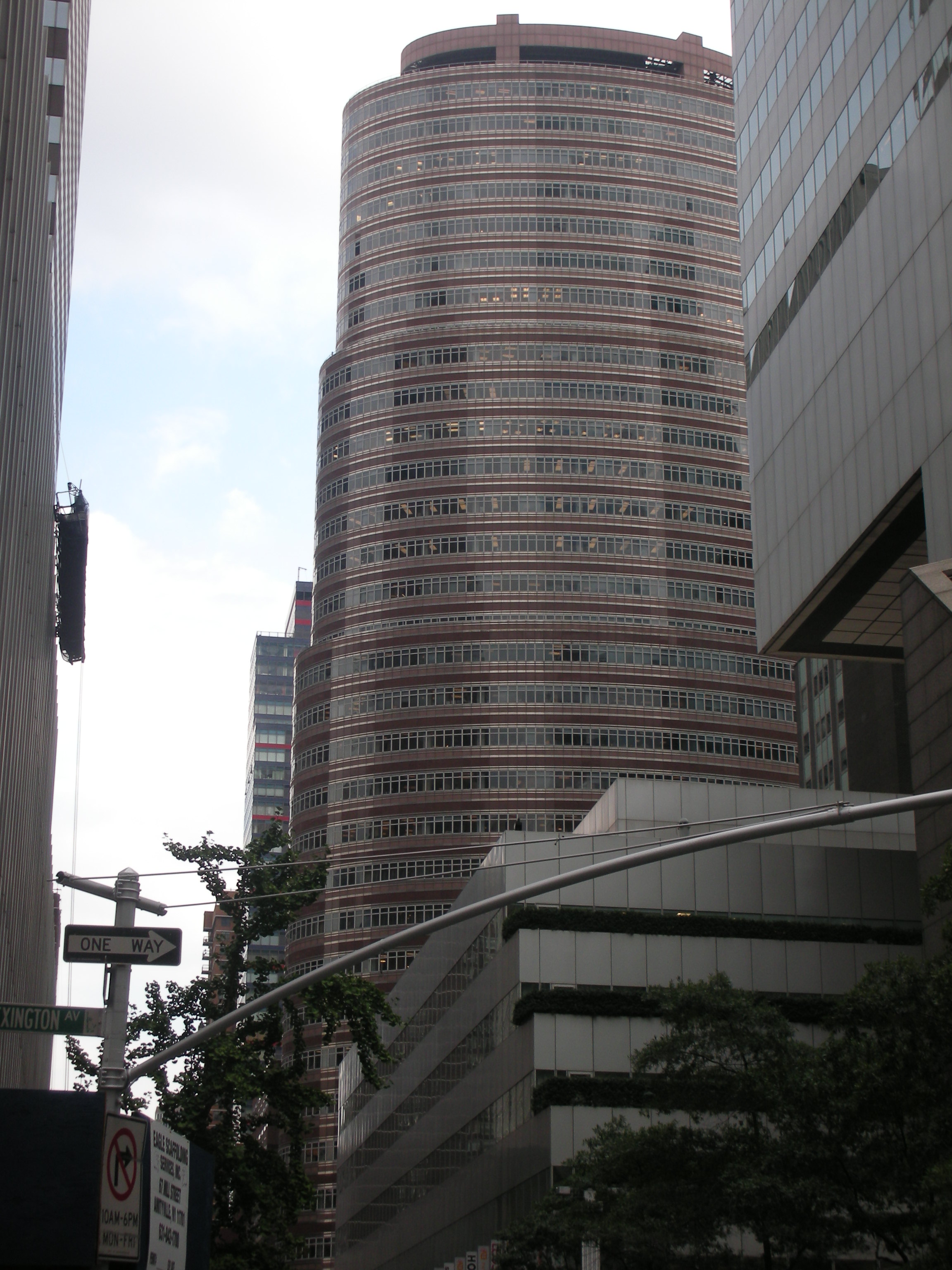 53rd at Third / Lipstick Building — The Lipstick Building at 53rd Street and Third Avenue, photographed in 2007.