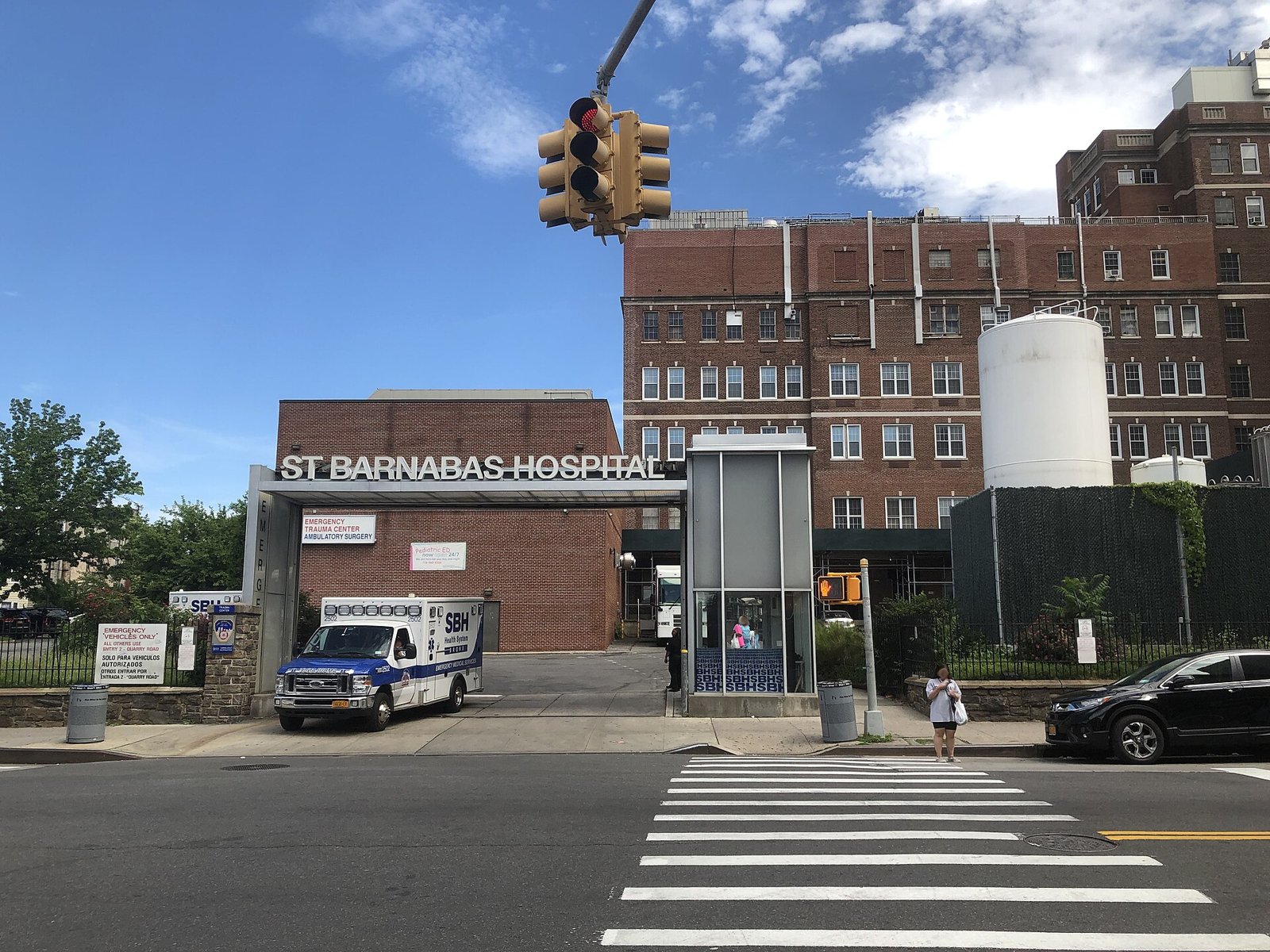 St. Barnabas Hospital — St. Barnabas Hospital, Third Avenue, Bronx, a current campus view.