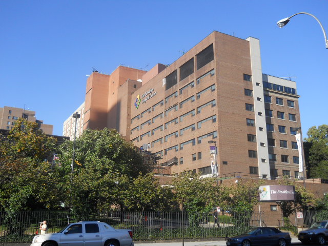 The Brooklyn Hospital — 1981 modernization project — Brooklyn Hospital Center. Photographed in 2011; a current view, not a construction-period photograph.