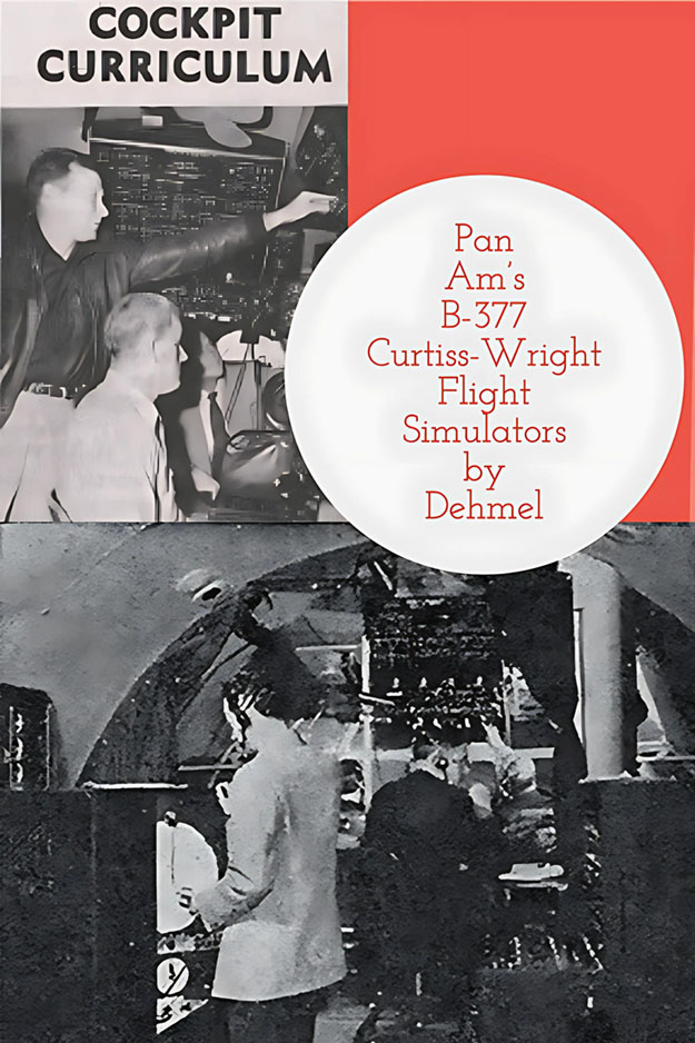 Pan Am Simulator — Pan American Boeing 377 flight simulators in use. Shown to illustrate the kind of facility the entry describes; the building on Rita's list has not been identified.
